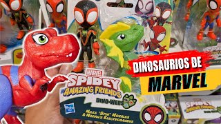 Encontré Juguetes de Marvel y Dinosaurios  SPIDERREX Y MÁS DE SPIDERMAN [upl. by Edrei222]