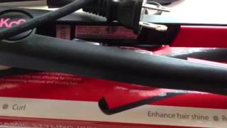 KQC XHeat Ceramic Styling Iron Review [upl. by Settle]