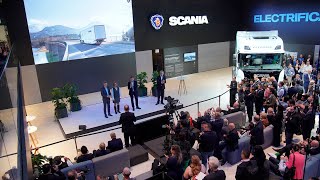 Scanias IAA 2024 press conference [upl. by Aurore]