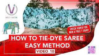 How to tie dye  materials  DIY  tie dye tutorial  best tie dye  Green dye  hand craft  Vojy [upl. by Belldas]