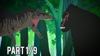 Giganotossaurus vs king kong 2005 Animation part 19 [upl. by Metzger]