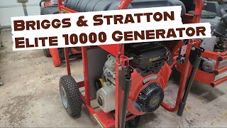 Briggs amp Stratton Elite 10000 Generator [upl. by Novick940]