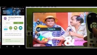 How to connect your Smartphone to Videocon d2h Set Top Box [upl. by Nnylyam]