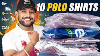 Top 10 Myntra Polo ShirtsTShirts For Men 🔥 Crocodile US Polo Westside Haul 2024  ONE CHANCE [upl. by Graf782]