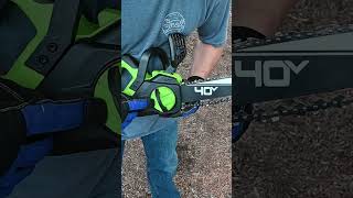 Tightening GreenWorks Chainsaw Chain [upl. by Susana]