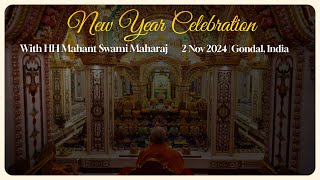 New Year Celebration Guruhari Darshan 2 Nov 2024 Gondal India [upl. by Evetta982]