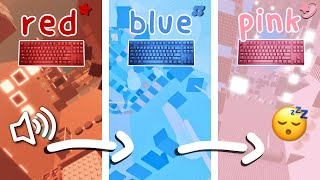 asmr roblox 🌙 I SWITCH KEYBOARDS EVERY COLOR [upl. by Daas835]