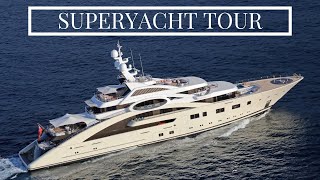 MY ACE  85M279 Lurssen Yacht for Sale  Winch Design  Custom Built  Epic Superyacht Tour [upl. by Hgielar]