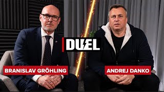 DUEL Danko vs Gröhling Pellegrini ma bodá od chrbta sťažnosť na semafor či útok na Startitup [upl. by Karilynn]