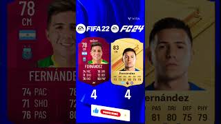 FIFA World Cup vs Copa America Argentina in FIFA 22 vs EA FC 24⚽️FtMessi…fifa footballplayer [upl. by Nnasor]