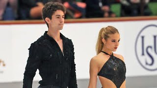 Danza rítmica de Sofía Val amp Asaf Kazimov en el ISU Challenger Nebelhorn Trophy 2024 [upl. by Ecinereb]