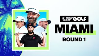 LIV Golf MIAMI  Round 1  April 05 2024 [upl. by Amadus]