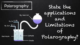 State the applications and Limitations of Polarography Polarography  Analytical Chemistry [upl. by Ayana]