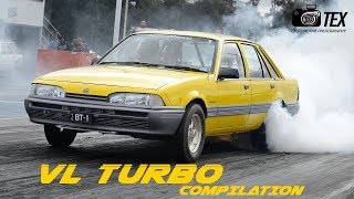 ULTIMATE HOLDEN VL TURBO amp VL V8 COMPILATION  AUSSIE MUSCLE VL Dose VL Skid VL Drag Race RB30 [upl. by Thinia32]