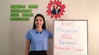 5sınıf MATEMATİK MİLYONLAR BÖLÜK BASAMAK BASAMAK DEĞERİ ÇÖZÜMLEME [upl. by Smaj655]