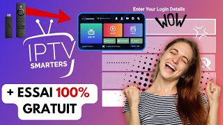 COMMENT CONFIGURER IPTV SMARTERS PRO SUR TOUS LES FIRESTICKS  DÉTAILS DE CONNEXION GRATUITS [upl. by Nayrbo]