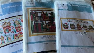 Part 1 Counted cross stitch progress [upl. by Scales609]