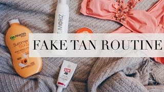 Fake Tan Hacks amp My Fake Tan Routine Drugstore [upl. by Yttig90]