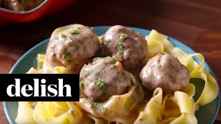 Swedish Meatballs  Delish [upl. by Adianez]