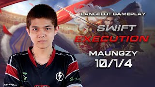 Gameplay Lancelot by AEMaungzy  Swift Execution  Mobile Legends Indonesia [upl. by Sillyhp592]