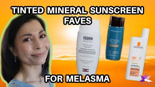 Tinted Mineral Sunscreen Faves For Melasma [upl. by Corbett]