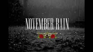 November Rain  Outro Solo Guitar BackingTrack  Standard E Tuning [upl. by Coben]