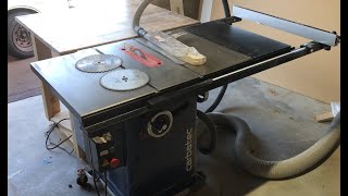 Carbatec TSC250P Table Saw unboxing and install [upl. by Papageno]