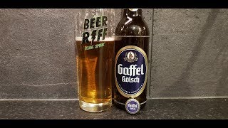 Gaffel Kölsch By Privatbrauerei Gaffel Becker amp Co  German Craft Beer Review [upl. by Gannes387]