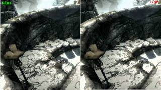 Skyrim  High Resolution Texture Pack Comparison [upl. by Reste]