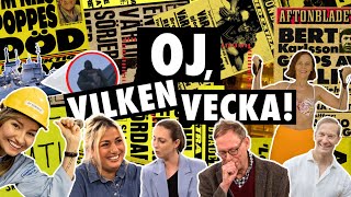 Vad står det egentligen på Ebba Buschs tatuering – Oj vilken vecka [upl. by Haidebez589]