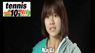 Na Li discusses Tennis 10s  ITF Official Video [upl. by Olleina624]