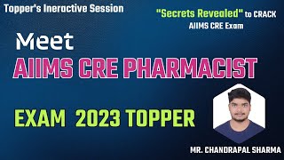 MEET AIIMS CRE PHARMACIST EXAM TOPPER I quotSECRETS REVEALED TO CRACK AIIMS PHARMACIST EXAM [upl. by Mitch]