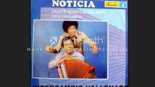 CALIXTO OCHOA Y SU CONJUNTO  CANTA LUIS CUADROS  PECADO [upl. by Simetra]