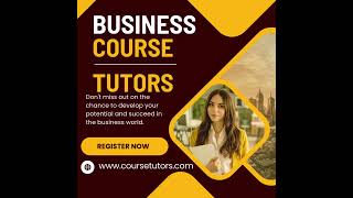 Course Tutors Businesst [upl. by Shifra331]