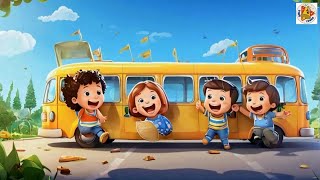 The Wheels on the Bus 🚌🎶  Sing amp Learn with Fun  Kids Favorite Rhyme  Tiny Toons TV [upl. by Ellenehc663]