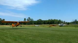 Aeronca Champ 7EC take off [upl. by Annadiana371]