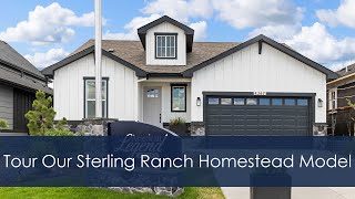 Sterling Ranch Homestead Model  American Legend Homes [upl. by Careaga]