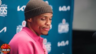 Russell Westbrook On How He Will Fit Alongside James Harden Reacts To 130125 Lakers Loss HoopJab [upl. by Wash]