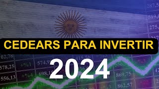 3 CEDEARS PARA INVERTIR EN ARGENTINA EN 2024🔥🔥 [upl. by Maleen449]