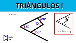 Triangulo I  Teoremas fundamentales Parte 2  Geometría [upl. by Eeralih438]