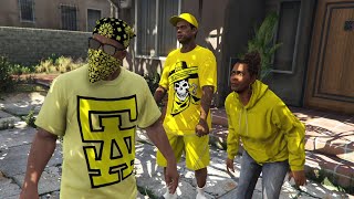 Vagos vs Ballas Hood Safari Mission in GTA 5 [upl. by Beberg]