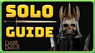 The Only Solo Longsword Warlord Guide Youll Ever Need  Dark and Darker  Boss Guide [upl. by Mauchi842]