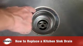 How to Replace a Kitchen Sink Drain [upl. by Chlores]