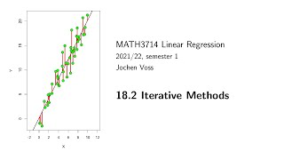 MATH3714 Section 182 Iterative Methods [upl. by Joell]