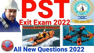 PST Exit Exam 2024 questions and answers Personal survival techniques D G shipping India [upl. by Aseela354]