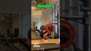 ATG BACK SQUAT set 4  6 x 355lb squat [upl. by Slaohcin]