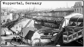 Wuppertaler Schwebebahn Wuppertal Germany c 1902 [upl. by Nyrok]