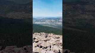 Mammoth Mountain Summit View in Summer 🦣🏔️ nature hiking mountains outdoors california [upl. by Ann]