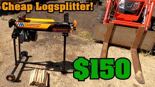 Wen Lumberjack 65 Ton Electric Log Splitter 150 [upl. by Attenahs]