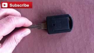 How To Change The Battery On A Vauxhall Opel Fixed Key Fob New Battery Replacement [upl. by Rraval188]